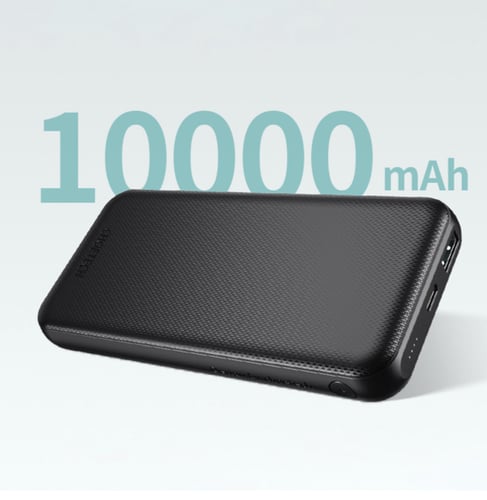 Choetech - بطارية 10000 ملي أمبير بمنفذين تدعم الش...