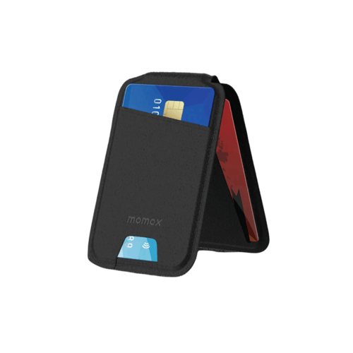 MOMAX - محفظة بطائق وقاعدة 1-WALLET تدعم الماق سيف