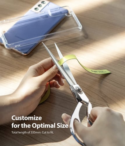 Ringke - مشبك حزام حول اليد للجوال - أصفر