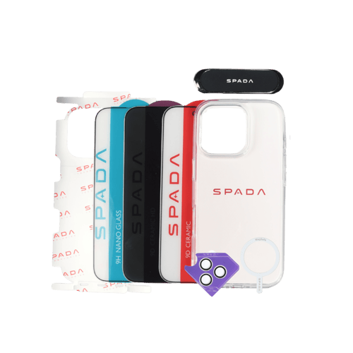 SPADA - بكج حماية ALL IN 1 للايفون 16