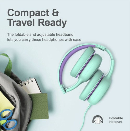 PROMATE - سماعة رأس Safe Audio سلكية للأطفال