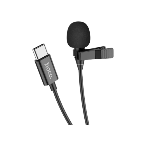 hoco - مايكروفون سلكي L14 بمنفذ تايب سي - أسود