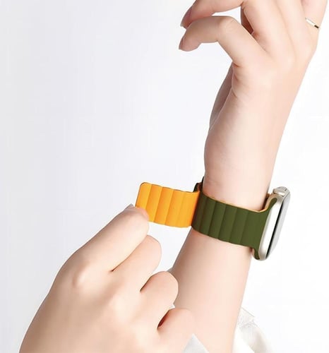 WiWU - سوار ساعة مغناطيسي بلونين مقاس 45/49 مم - أ...