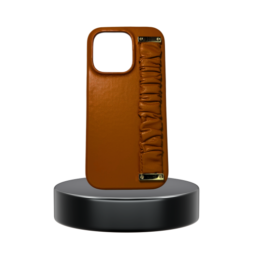 PUZ - غلاف حماية من الجلد الفاخر مع مسكة جانبية لل...