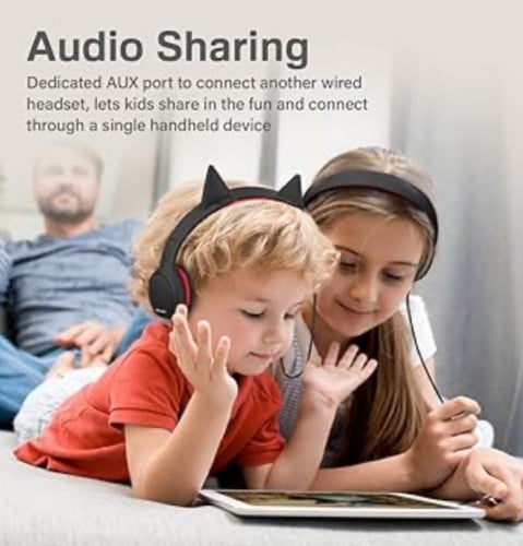 PROMATE - سماعة رأس Safe Audio سلكية للأطفال