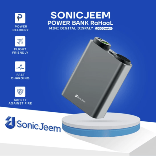 Sonic Jeem - بطارية الرحّال سعة 10000mAh بقوة 20 و...