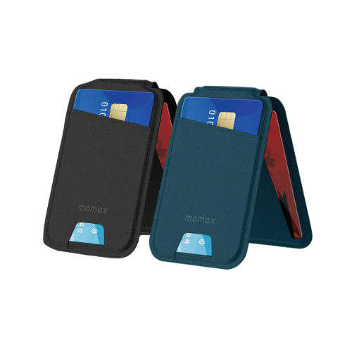 MOMAX - محفظة بطائق وقاعدة 1-WALLET تدعم الماق سيف