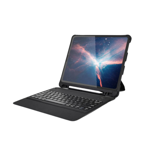 Choetech - غلاف حماية مع لوحة مفاتيح لاسلكية للايب...