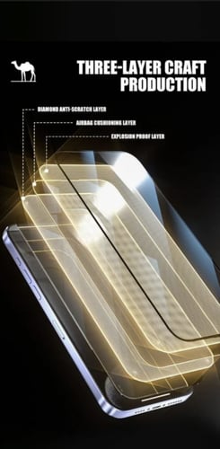 CAMEL - حماية شاشة من الزجاج المرن للايفون - خصوصي...