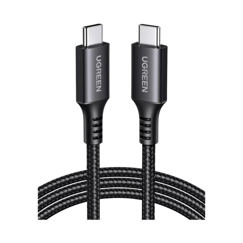 UGREEN - كيبل شحن مظفر من USB-C الى USB-C بطول 1مت...