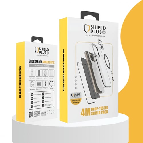 SHIELD PLUS - بكج حماية 8in1 للايفون