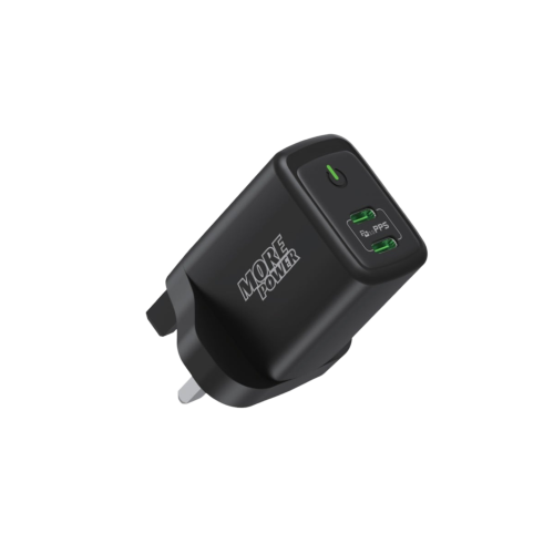 MorePower - شاحن جداري بـمنفذين تايب سي بقوة 45 وا...
