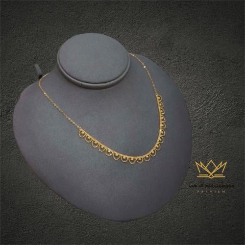 عقد تشوكر ذهب تركي فاخر ذهب خالص عيار 21