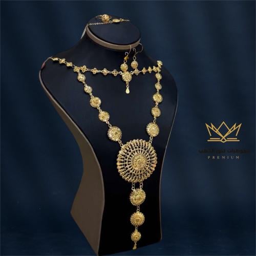 طقم كرسي جابر ذهب خالص عيار 21