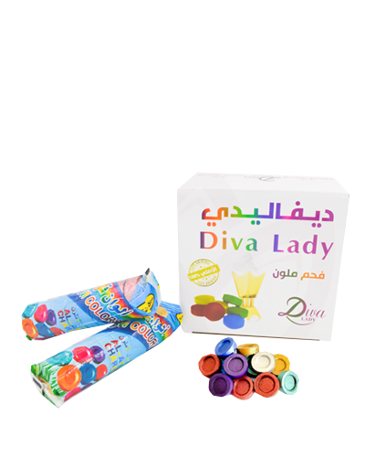 فحم ملون
