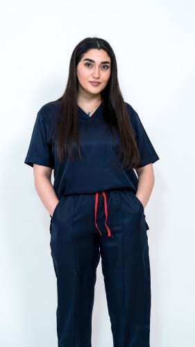 طقم سكرب كحلي