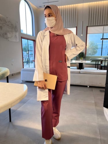 طقم سكرب طبي Scrub kit with our own logo