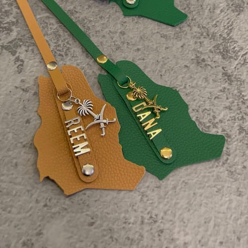 10 قطع تعليقة الخريطة بالاسم