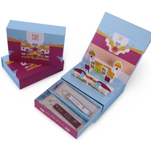 بوكس توزيعات ميداليات قماشية