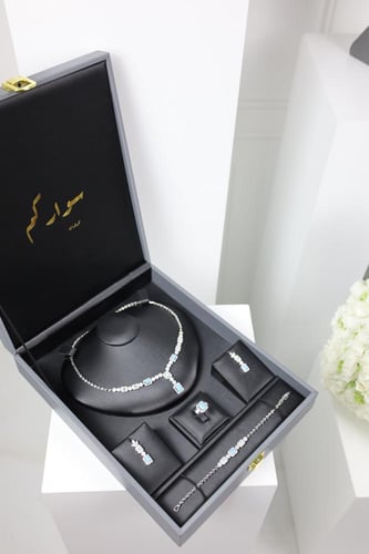 طقم مجوهرات زركون روساليا