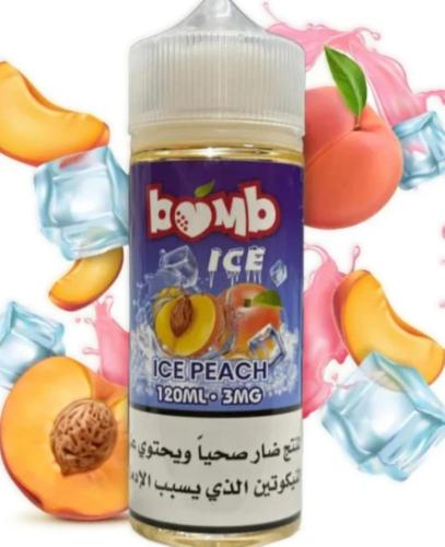 بومب خوخ ايس 120 مل Bomb Peach Ice 3mg