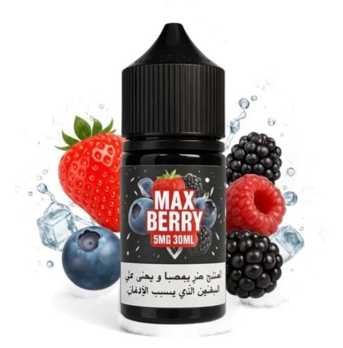 ماكس توت 30 نيكوتينSAMSVAPE max berry 30mg 30ml