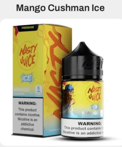 ناستي مانجو ايس 3نيكوتين NASTY MANGO CUSHMAN ICE 6...