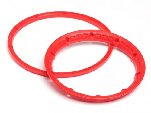 3275 - HEAVY DUTY WHEEL BEAD LOCK RINGS (RED/2pcs)