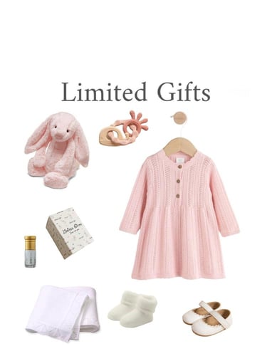 هدية مولودة فستان انيق من نكست انيقة