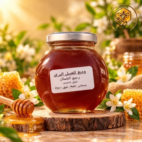عسل ربيع الشمال نصف كيلو