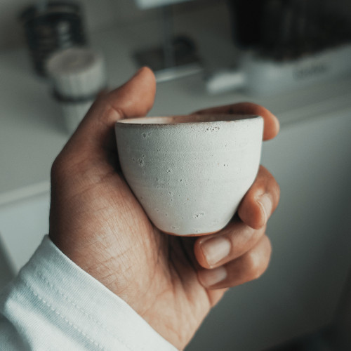 كوب الاسبريسو الفخاري