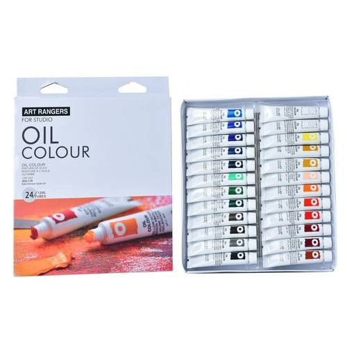 طقم زيتي 24 لون ارت رانجرز