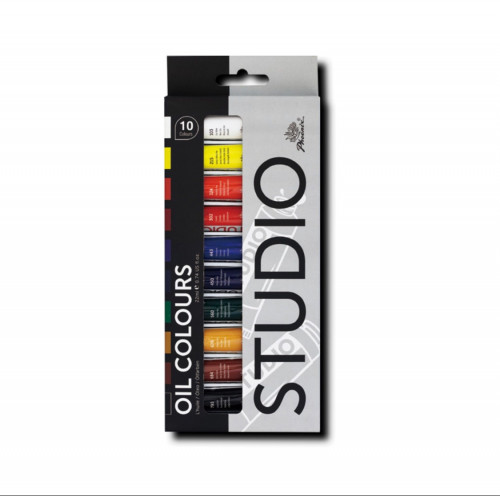 طقم الوان زيتية فونكس 10 لون 22 مل