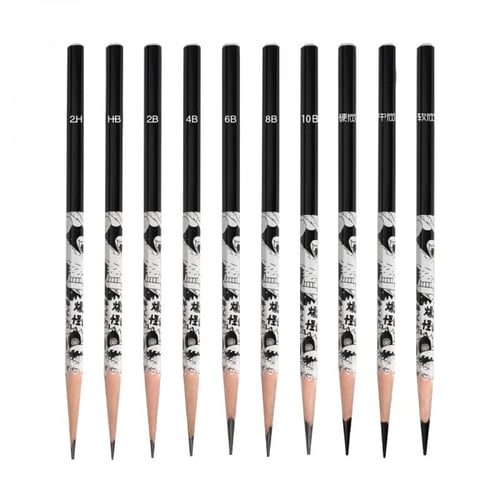 طقم اقلام فحم ويرد (هارد ) - 8 اقلام