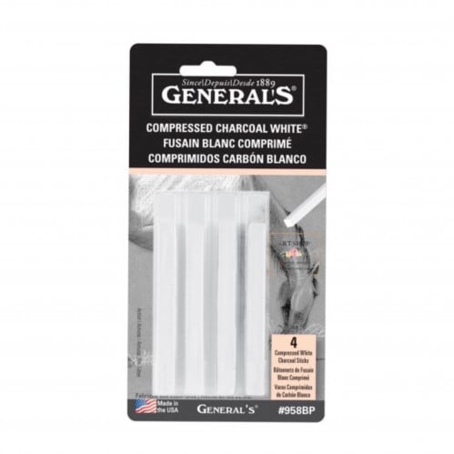 4 أصابع فحم أبيض