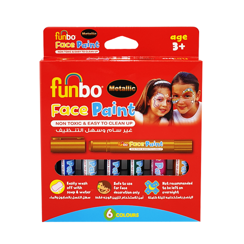 اقلام فن بو للرسم على الوجه ( ميتاليك) - 6