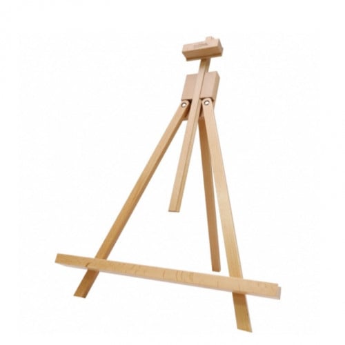 حامل لوحات ثلاثي مونت مارت وسط خشب زان