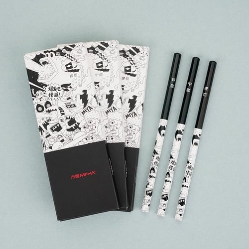 طقم اقلام فحم ويرد (هارد ) - 8 اقلام