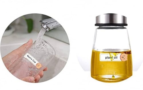 ملصق ابيض طابعة D110