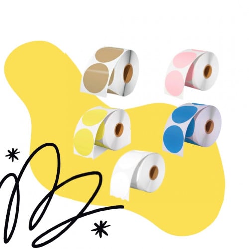 مجموعة ملصقات متعددة الالوان