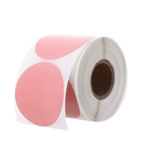 ستيكر وردي دائري لاصق