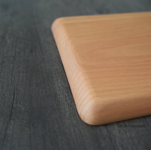 صواني تقديم مستطيلة من خشب الزان