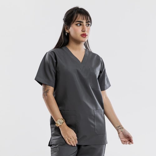 سكراب طبي باللون الرمادي شكل سبعه