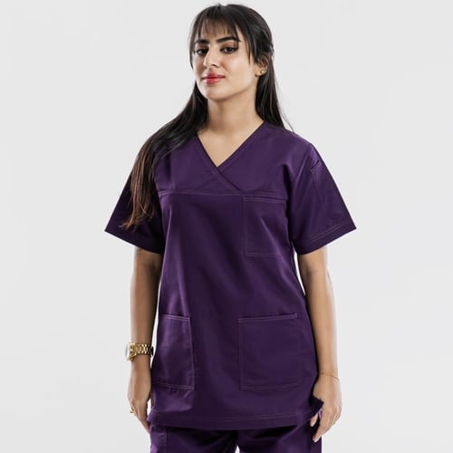 سكراب طبي لون ليلكي شكل اكس