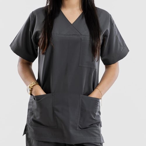 سكراب طبي باللون الرمادي شكل اكس