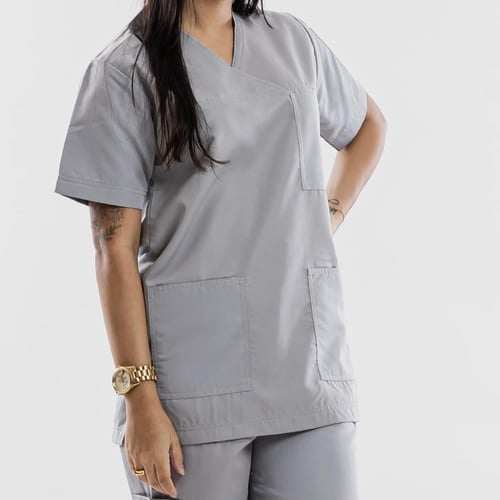 سكراب طبي لون رصاصي شكل اكس