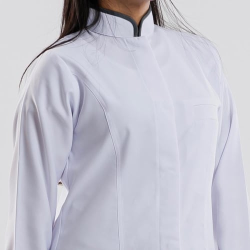 لاب كوت لباسي محدد رمادي