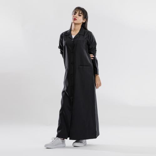 بالطو لباسي أسود طويل