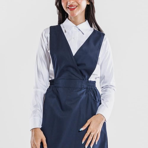 مريول لباسي ثانوي بخصر مطاطي