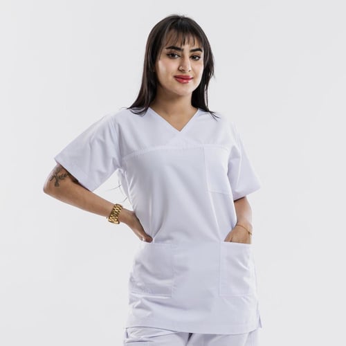 سكراب طبي لون ابيض شكل اكس